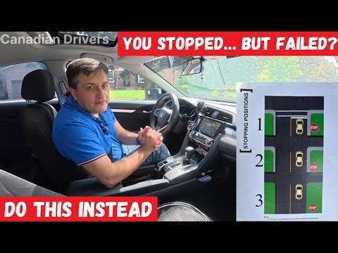 How to Stop at a Stop Sign (This Mistake Made Him Fail in 60 Seconds)