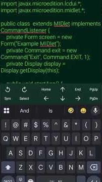 J2ME SDK Mobile Tutorial 🔥 Create Java Games on Your Phone #J2ME #javame #mobilecoding @fetuber4095