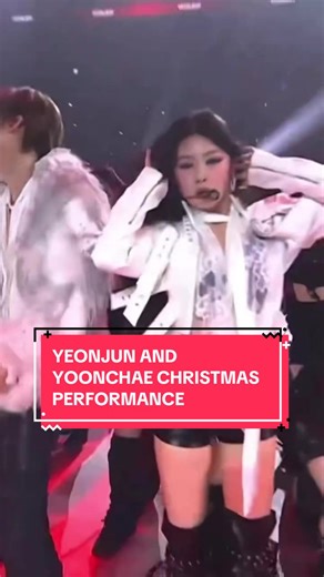Yoonchae and Yeonjun Christmas Performance