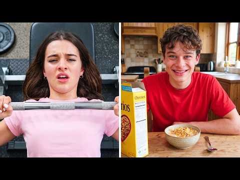 WE SWITCHED MORNING ROUTINES! (this caused a fight…) | Norris Nuts