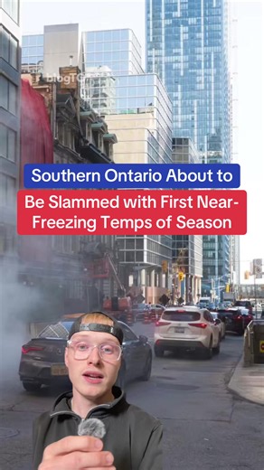 It’s that time of the year 🥶 #toronto #ontario #weather #autumn #snow | weather