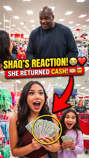 Shaq O'Neal's Reaction When She Returned His Cash! 😭❤️ #shorts