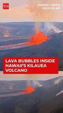ON CAM: Lava Churning At Kilauea As Hawaii Braces For Possible Eruption | WATCH