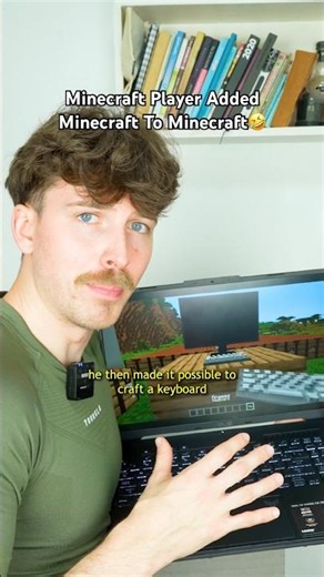 Minecraft Player Added Minecraft To Minecraft🤣