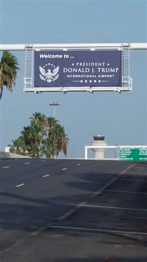 Palm Beach airport renamed after President Trump