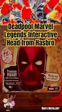 Deadpool Marvel Legends Interactive Head from Hasbro