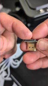 How to install HDMI ribbon adapters