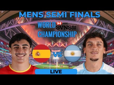 Live Men's World Cup 7'S Rugby from Hong Kong: Spain vs. Argentina!