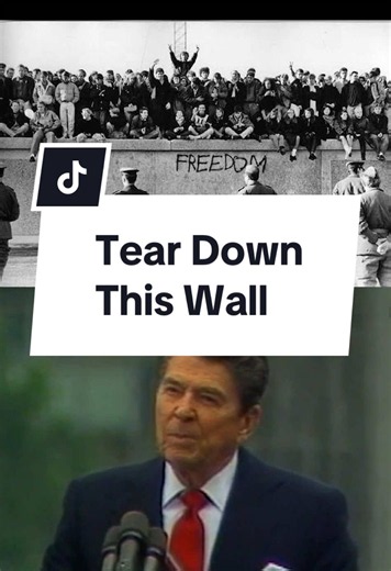 🕊️ Ronald Reagan at the Berlin Wall, June 12, 1987: