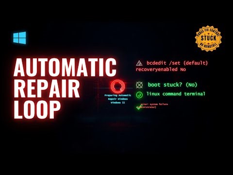Fix Windows 11 Automatic Repair Loop (Preparing Automatic Repair)