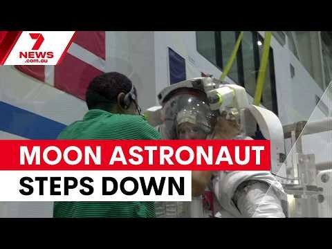 Artemis II astronaut Jeremy Hansen steps down | 7NEWS