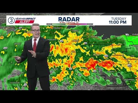 Cleveland area Weather Impact Alert forecast: Cool, wet Wednesday