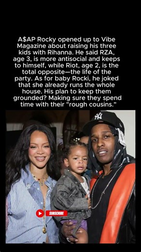 Who actually runs the house? A$AP Rocky spills #asaprocky #rocki #rihanna