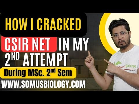 How I cracked CSIR NET in my second attempt | CSIR NET first attempt study plan | Crack csir net