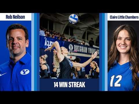 Claire Little Chambers & Rob Neilson: BYU Women's Volleyball 14 Win Streak | BYUtv