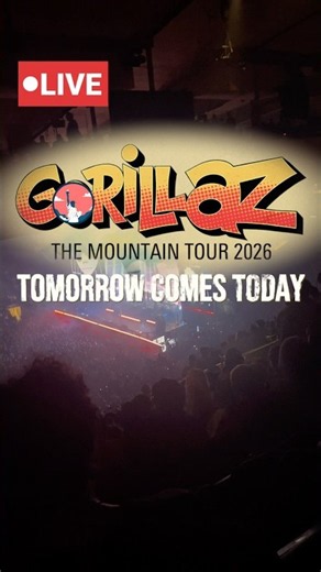 TOMORROW COMES TODAY LIVE! GORILLAZ 2026 NYC
