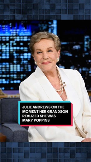 “He was thrilled.”: Julie Andrews on the moment her grandson realized she was Mary Poppins! #FallonTonight #FallonFlashback #TonightShow #JulieAndrews #MaryPoppins Original Air Date: July 15th, 2022