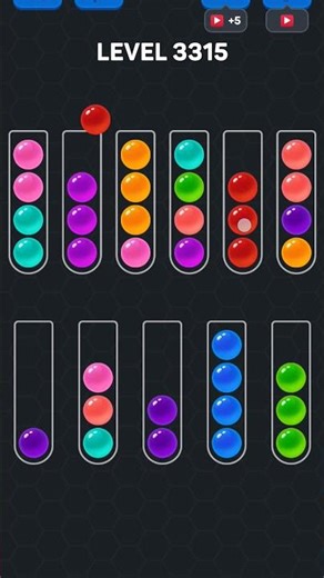 Ball Sort Puzzle nível 3315 #games #puzzle #gaming #automobile #level #pop #colors #gameplay #gamer