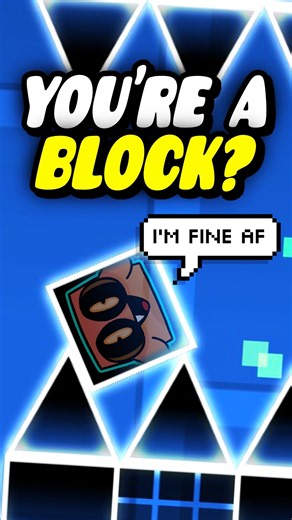 In This Level You Are A Block! #geometrydash