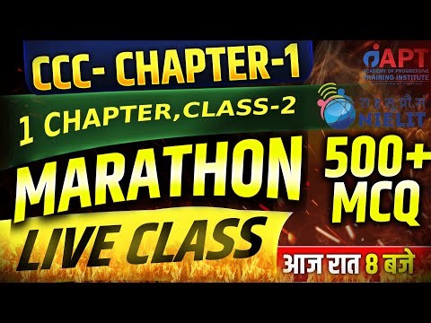 CCC Chapter 1 Computer Fundamentals | Live MCQ Class | Guaranteed Questions|Part-2 |#Aptinstitute