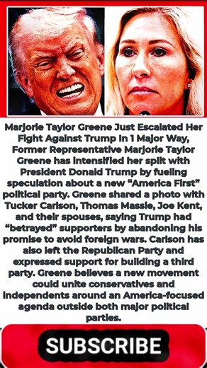 Marjorie Taylor Greene Just Escalated Her Fight Against Trump In 1 Major Way