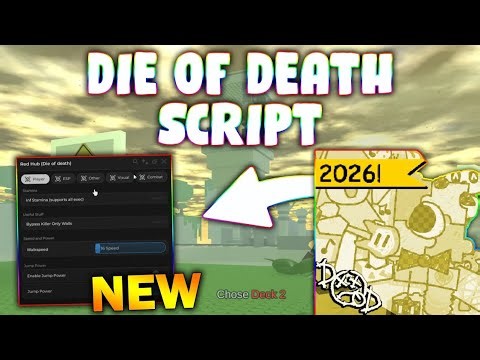 *NEW* Die of Death Script (PASTEBIN 2026) (INF STAMINA , BYPASS KILL ONLY WALLS , ESP , SPEED WALK )