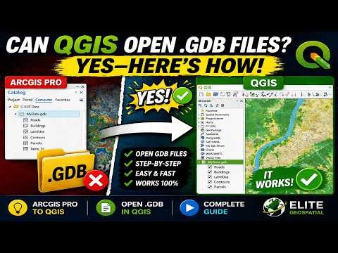 Can QGIS Open .GDB Files? YES—Here’s How (ArcGIS Pro Guide)