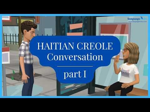 Haitian Creole Conversation: part 1 - Learn Haitian through cartoons (with audio and subtitles)