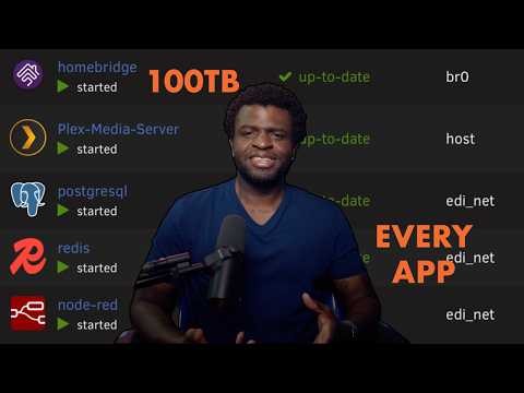 Inside My 100TB Unraid Server: Every Docker Container I Run
