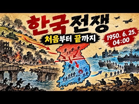 한국전쟁의 모든 것｜1950년 6월 25일, 한반도에서 무슨 일이 벌어졌나?