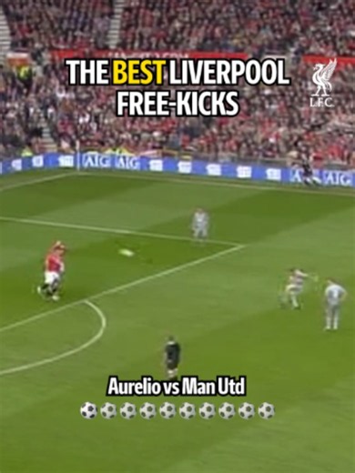 Aurelio’s birthday has us thinking about THAT free-kick at Old Trafford… 🤩 What’s your favourite-ever Reds free-kick? 🎯 #lfc #liverpool