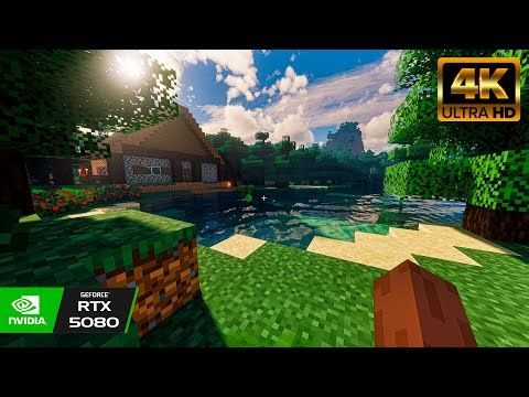 [4K60] 1 Hour of Minecraft ULTRA Shaders | RTX 5080 + 7800X3D ( RTX ON )