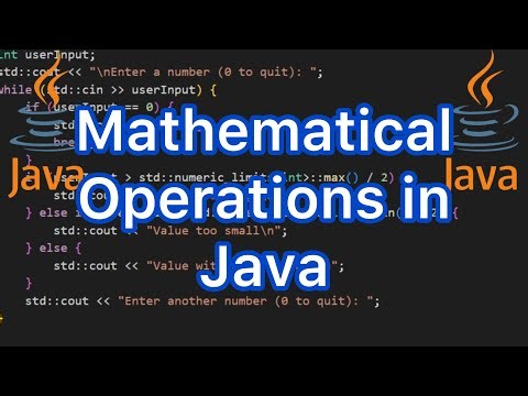 Mathematical operations in Java