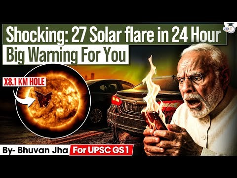 Earth Will End In 2026 ? | Solar Storm Alert | 27 Solar Flares in 24 Hours | StudyIQ IAS