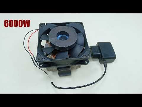 100% Work 220V Free electricity generator with fan motor coil for home