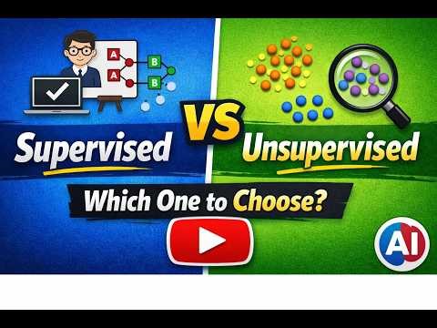 Supervised vs Unsupervised Learning | Machine Learning Explained with Examples