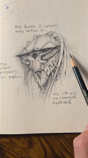 The Elder Prepares his Apprentice for the Final Battle