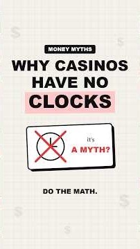 Why Casinos Have No Clocks or Windows #money #financialliteracy