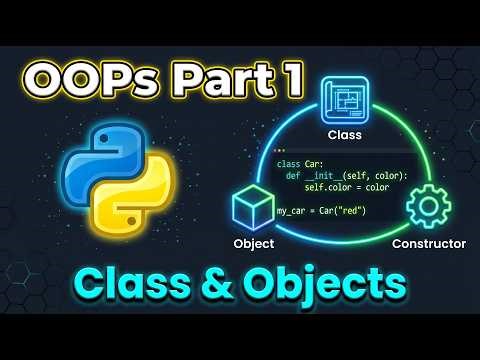 Python Object Oriented Programming - Classes | Objects | Constructors| Explained with Examples