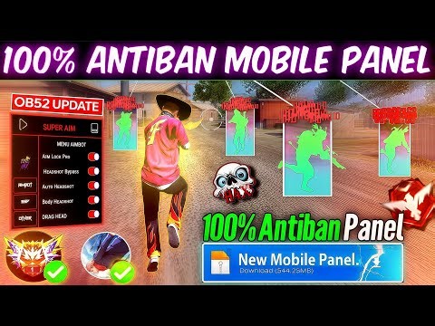 Free Fire Panel OB52 🔥 FF Antiban Panel Mobile | Free Fire Hack New 😈 FF Injector 2026 | FF Panel