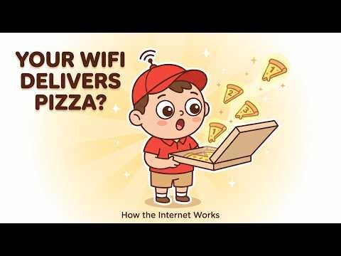 What is Internet? | How the Internet Actually Works (Using Pizza 🍕 Analogy)