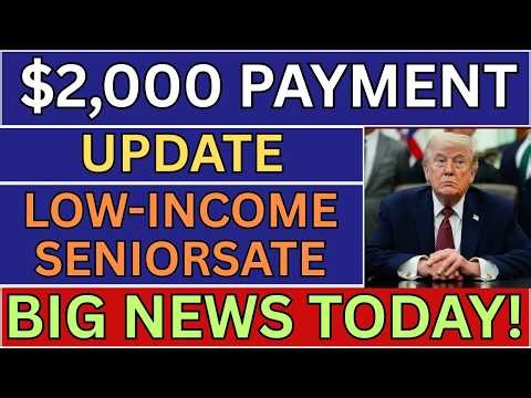 2026 Stimulus Check News: Will Low Income Americans Get $2,000?