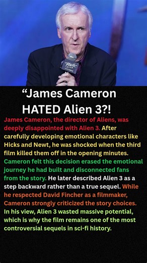 “James Cameron HATED Alien 3?! 😱 The Truth Behind His Reaction”