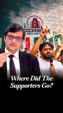 Arnab Questions Abhijeet Dipke’s Support Base After Protests Draw Limited Turnout