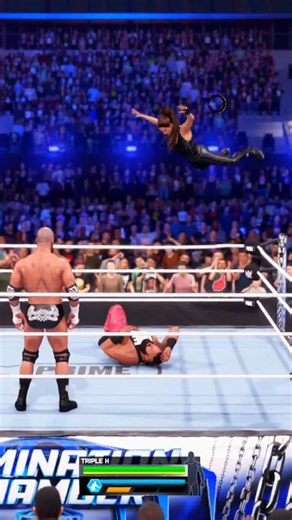 Triple H BETRAYS Braun Strowman! Stephanie McMahon Wins After Cheating!😱 #WWE #GamingShorts