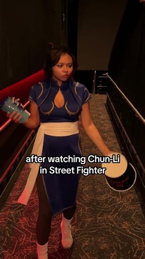 Before and after watching ChunLi | StreetFighter | In cinemas now