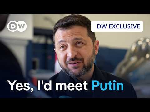 Zelenskyy says he'd meet Putin at a G20 summit in Miami | DW News