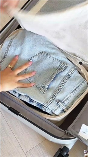 How to Pack a Suitcase Like a Pro: Using Compression Packing Cubes #shorts