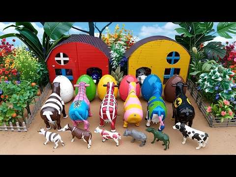 AMAZING TOY WALKING COW AND ELEPHANT🐄🐘WADIDAU‼️PROSES POTONG SAPI KURBAN SIMOLASI Part 21