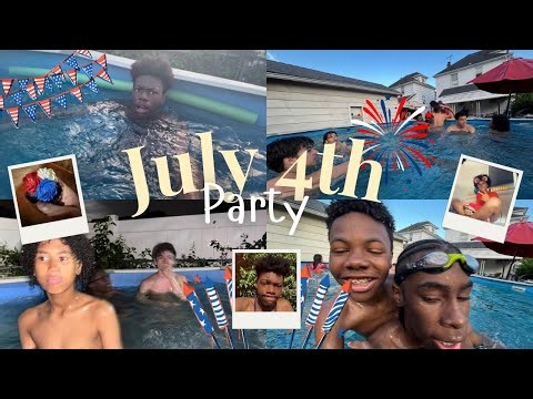 WE HAD A POOL PARTY! July 4th vlog 🎆🥳